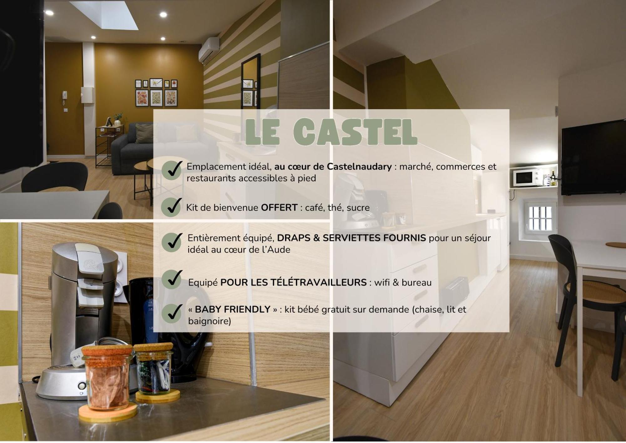 Appartement Le Castel à Castelnaudary Extérieur photo